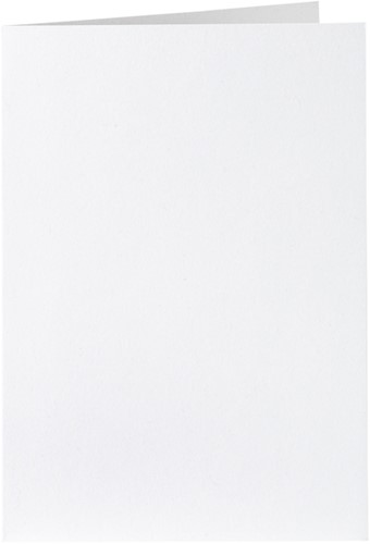 Correspondentiekaart Papi dubbel A6 kraft wit 6 Stuk
