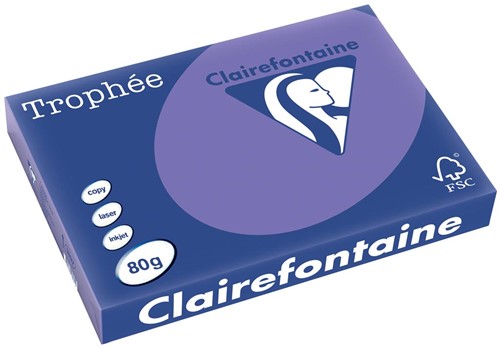 CLAIREFONTAINE TROPHEE A3 80 GRAMS VIOLET 500 Vel