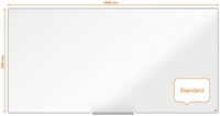 Whiteboard Nobo Impression Pro 90x180cm emaille 1 Stuk-2