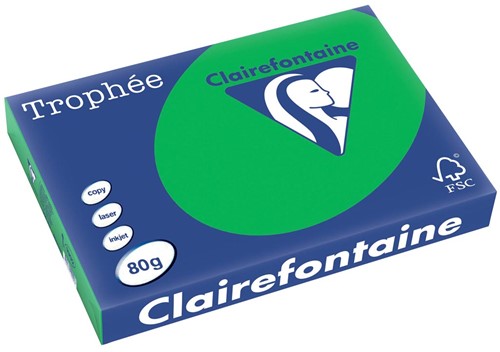 CLAIREFONTAINE TROPHEE A3 80 GRAMS BILJARTGROEN 500 Vel