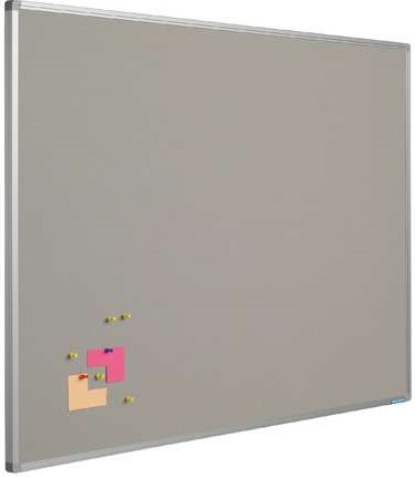 Prikbord bulletin 90x120cm grijs 1 Stuk