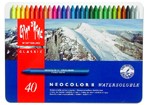 WASKRIJT CARAN D'ACHE NEOCOLOR II 40 KLEUREN ASSORTIE BLIK 1 Doos
