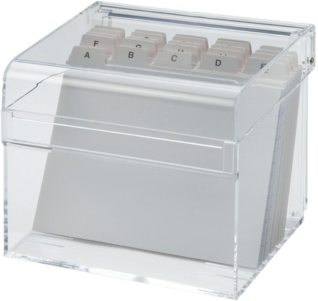 Kaartenbak Maul met index DIN A6 acryl 1 Stuk