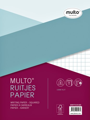 Interieur Multo 23r ruit 10mm 80gr 50v 50 Vel