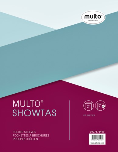 SHOWTAS MULTO A5 17R PP 0.08MM NERF 10 Stuk