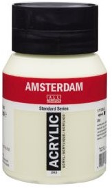 AMSTERDAM ACRYL 500 ML 282 NAPELS GEEL GROEN 1 Stuk