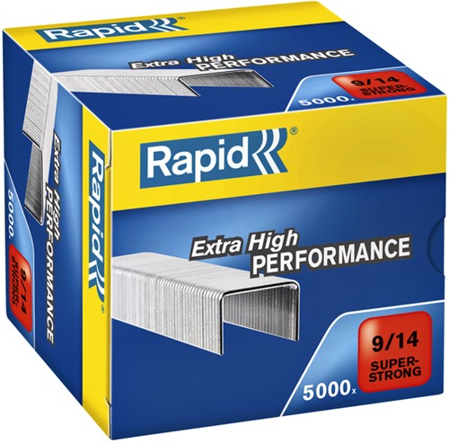 Nieten Rapid 9/14 gegalv super strong 5000st 5000 Stuk