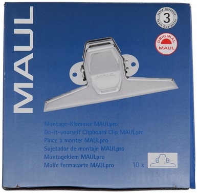 Papierklem MAUL Pro 125mm zilver 1 Stuk-8