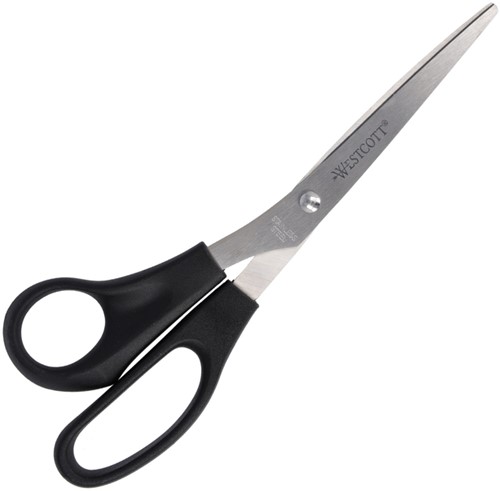Kantoorschaar Westcott 210mm links rvs 1 Stuk-2
