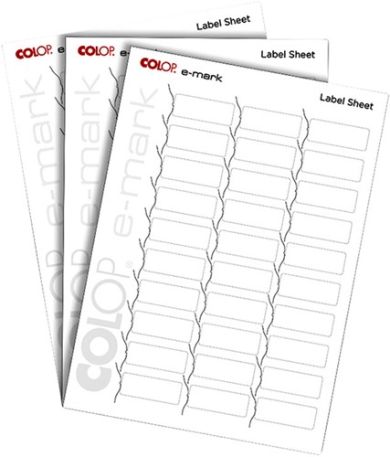 TEKSTSTEMPEL COLOP E-MARK LABELS 1 Stuk