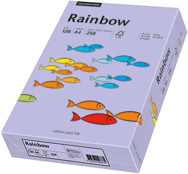 KOPIEERPAPIER RAINBOW A4 120 GRS VIOLET KL.60 PK.250