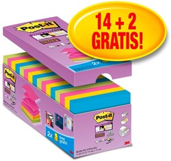 Memoblok Post-it Z-Note S330 Super Sticky ass 16 Stuk