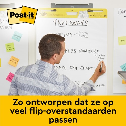 Meeting chart Post-it 563R Super Sticky tafel wit 20 Vel-2
