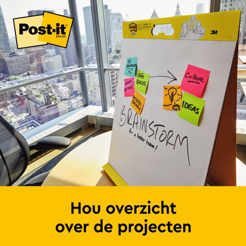Meeting chart Post-it 563R Super Sticky tafel wit 20 Vel-1