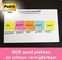 Memoblok Post-it 654 76x76mm oranje 100 Vel-1