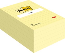 Memoblok Post-it 660 lijn 102x152mm canary yellow 1 Stuk