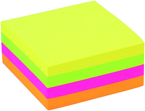 Memoblok Quantore 76x76mm sticky neon ass 400 Vel-1