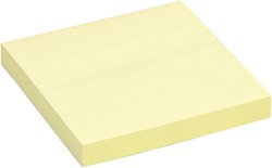 Memoblok Quantore 76x76mm geel 100 Vel