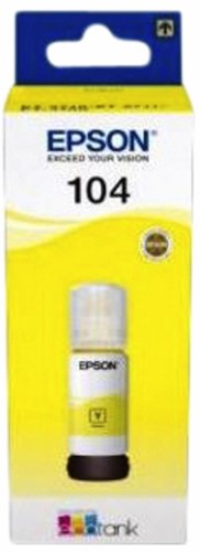 Navulinkt Epson 104 T00P440 geel 1 Stuk