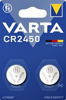 Batterij VARTA knoopcel CR2450 Lithium 2 Stuk