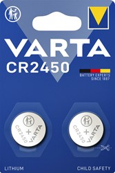 Batterij VARTA knoopcel CR2450 Lithium 2 Stuk