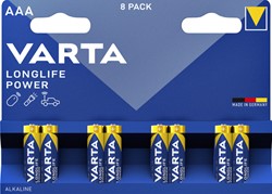 BATTERIJ VARTA AAA HIGH ENERGY PK8