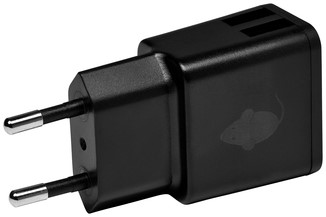 Oplader Green Mouse USB A 2x 2.4A zwart 1 Stuk
