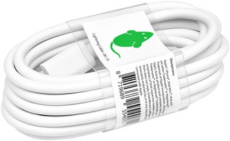 Kabel Green Mouse USB lightning A 2 meter wit 1 Stuk