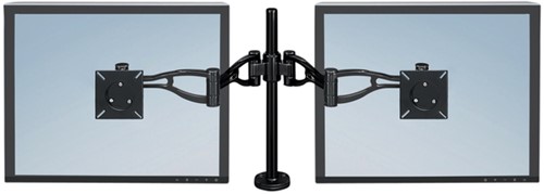 Monitorarm Fellowes Vista dubbel zwart 1 Stuk