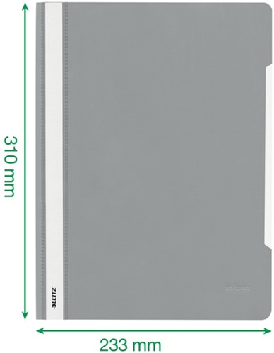 Snelhechter Leitz standaard A4 PP rood 1 Stuk-3