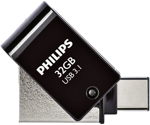 USB-STICK PHILIPS 3.1 USB-C 2-in-1 32GB 1 Stuk