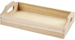 Dienblad Creativ Company hout 30x17x5cm 1 Stuk