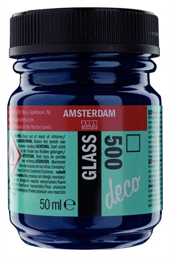 AMSTERDAM GLASS 50 ML BLAUW 500