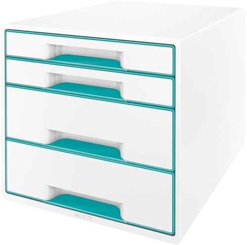 Ladenbox Leitz WOW laden wit/ijsblauw 1 Stuk