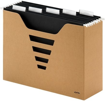 Hangmappenbox Kraft Line A4 + 5 hangmappen 1 Stuk