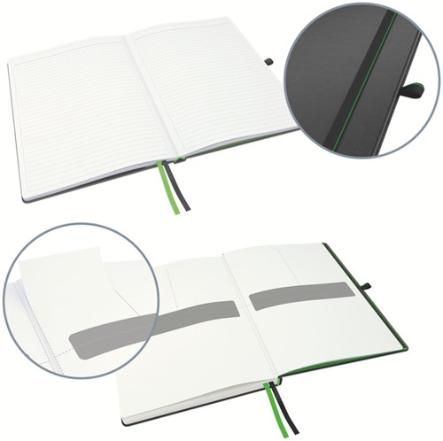 Notitieboek Leitz Complete A5 160blz 100gr lijn zw 1 Stuk-1