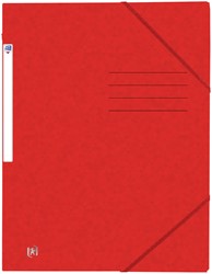 Elastomap Oxford Top File A4 3 kleppen 390gr rood 1 Stuk