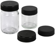 PLAKPOTJES GLAS MET DEKSELS 100 ML 1 Stuk