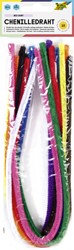 Chenilledraad Folia 50cmx8mm 10 stuks assorti 10 Stuk