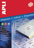 Etiket Apli 48.5x16.9mm. Wit 6800st.