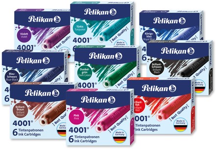 Inktpatroon Pelikan koningsblauw 6 Stuk-2
