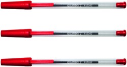 Balpen Quantore stick rood 1 Stuk
