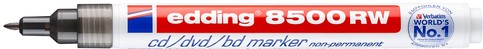 CD marker edding 8500 rond 1mm zwart 1 Stuk