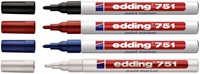 Paintmarker edding 751 oliebasis 1-2mm wit 1 Stuk-2