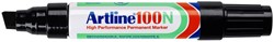 Viltstift Artline 100 schuin 7.5-12mm zwart 1 Stuk