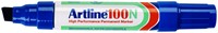 Viltstift Artline 100 schuin 7.5-12mm blauw 1 Stuk