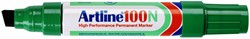 Viltstift Artline 100 schuin 7.5-12mm groen 1 Stuk