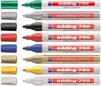 Paintmarker edding 750 oliebasis 2-4mm zilver 1 Stuk-3