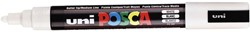 Paintmarker Uni POSCA PC5M M wit 1 Stuk