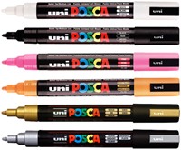 Paintmarker Uni POSCA PC5M M roze 1 Stuk-6
